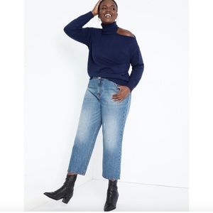 Eloquii Blue Turtleneck Sweater